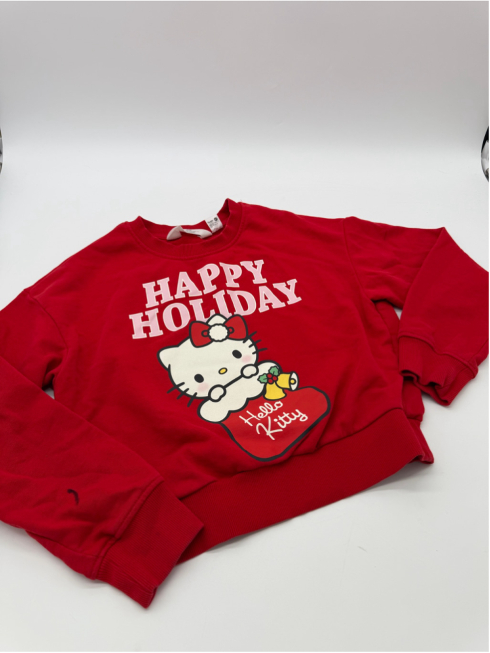 Girls H&M Hello Kitty Red Sweatshirt Size 8/10